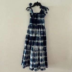Ulla Johnson Blue and White Kids Casual Dress